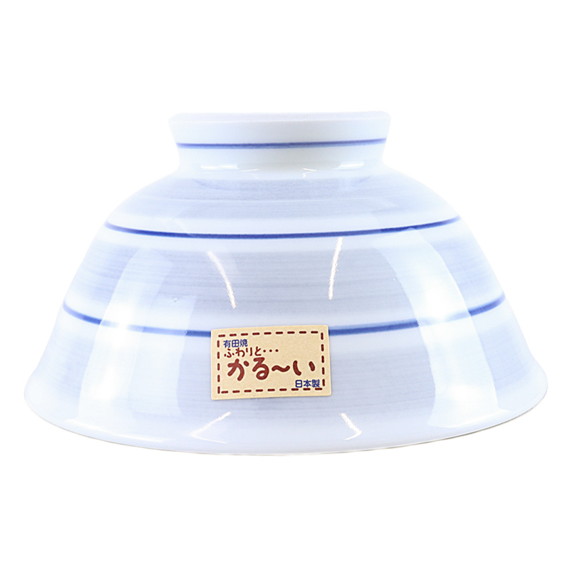 軽量茶碗(大)グレーライン