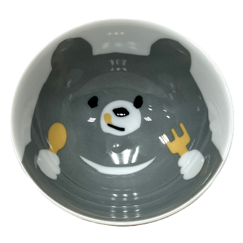 子供茶碗 クマとごはん 340ml