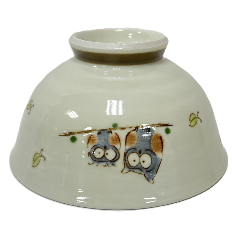 有田焼 大茶碗 木の葉ふくろう 350ml