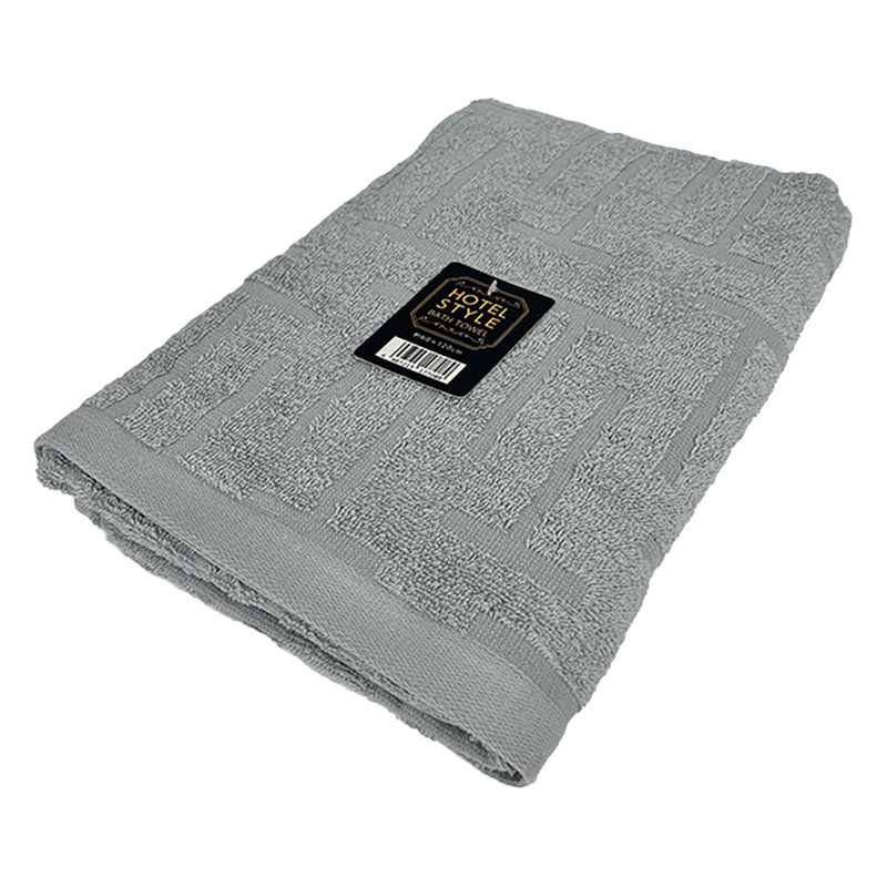 ★ホテルスタイル バスタオル 60×120cm グレー