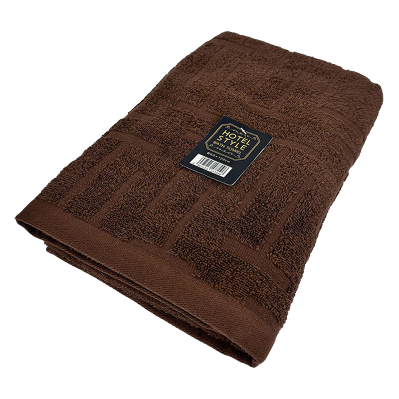 ★ホテルスタイル バスタオル 60×120cm ブラウン