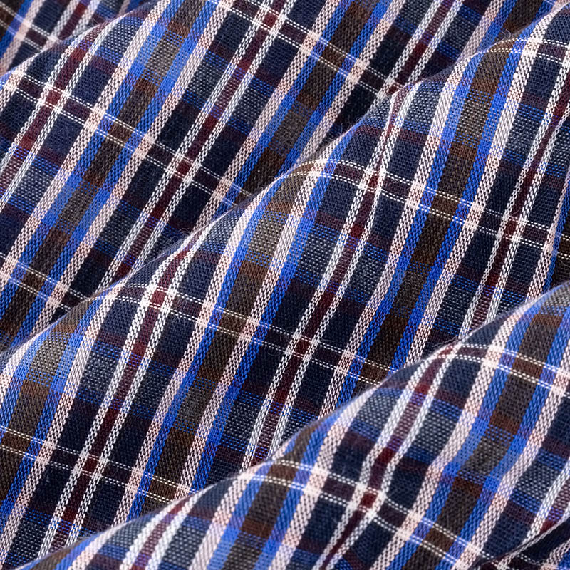 Kansai高機能トランクス ゆったり仕様 青系チェック L
