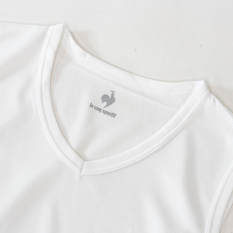 ルコック サーフシャツ V首 2枚組 ホワイト