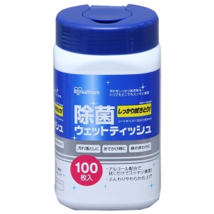 除菌ウェットティッシュ(アルコールタイプ) 100枚