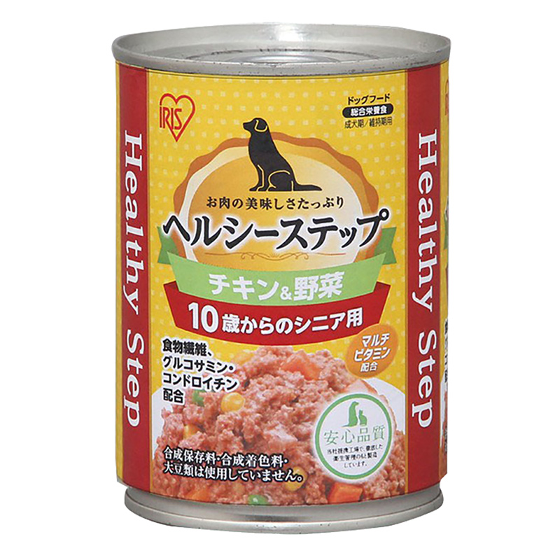 ヘルシーステップ 10歳以上用チキン&野菜 375g