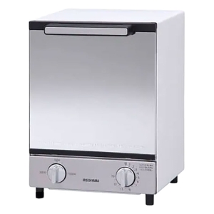 ミラーオーブントースター縦型 MOT-012 ホワイト