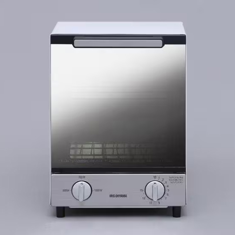 ミラーオーブントースター縦型 MOT-012 ホワイト