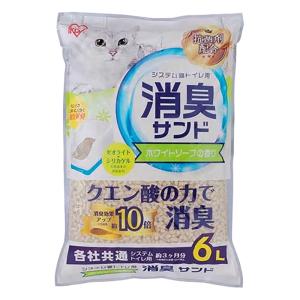 システム猫トイレ用 におわない消臭サンド 香り付き 6L