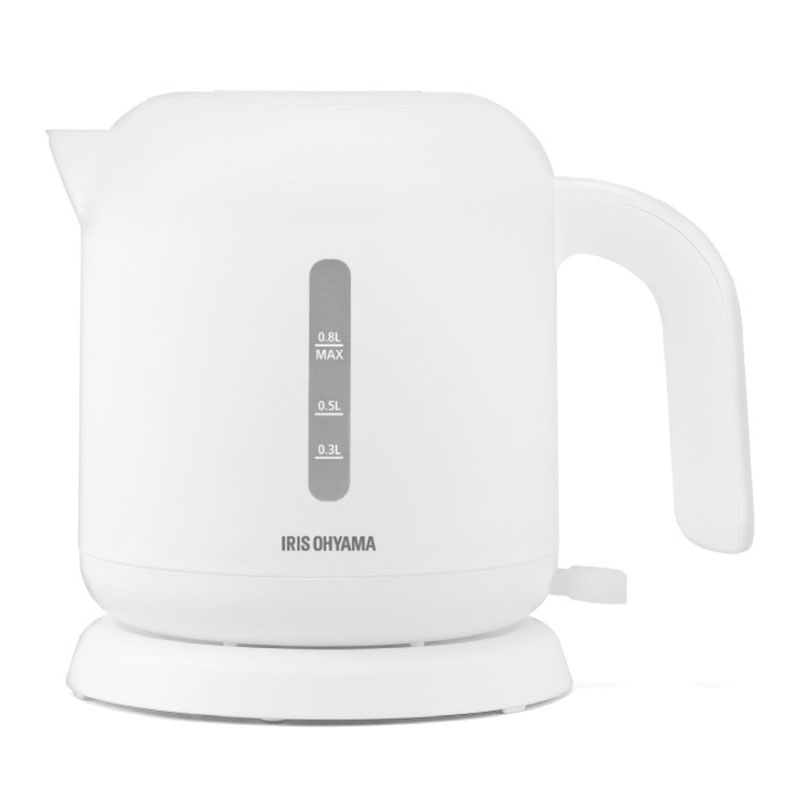 電気ケトル ベーシックタイプ IKEB-800-W ホワイト