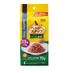 ヘルシーステップレトルト ビーフと野菜70g×6P 13歳以上用