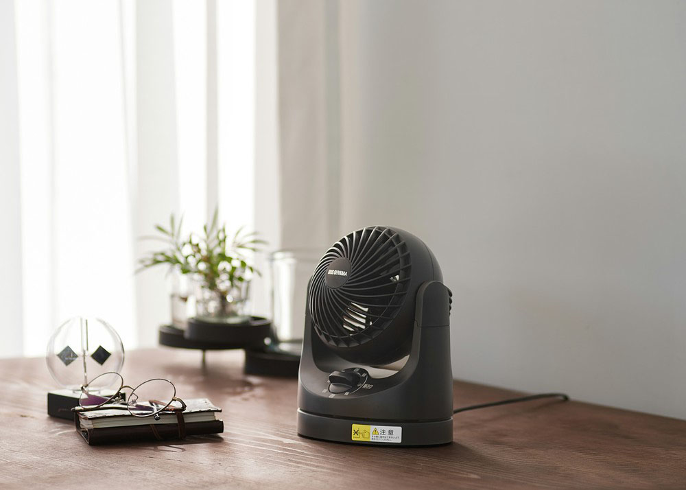 卓上扇 マカロンmini TAF-MKM10-B ブラック