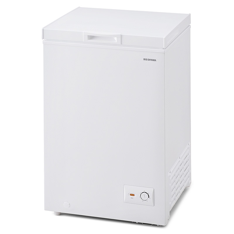 【お取り寄せ商品】100L 上開き冷凍庫 ICSD-10C-W ホワイト