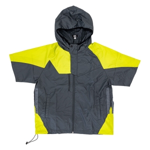 クールウェアOUTDOORセット ファン付 半袖 グリーン LL