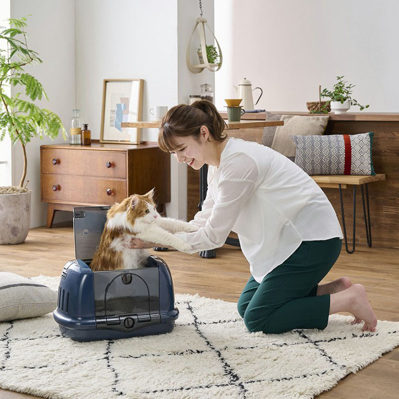 ペットハウス&キャリー ネイビー