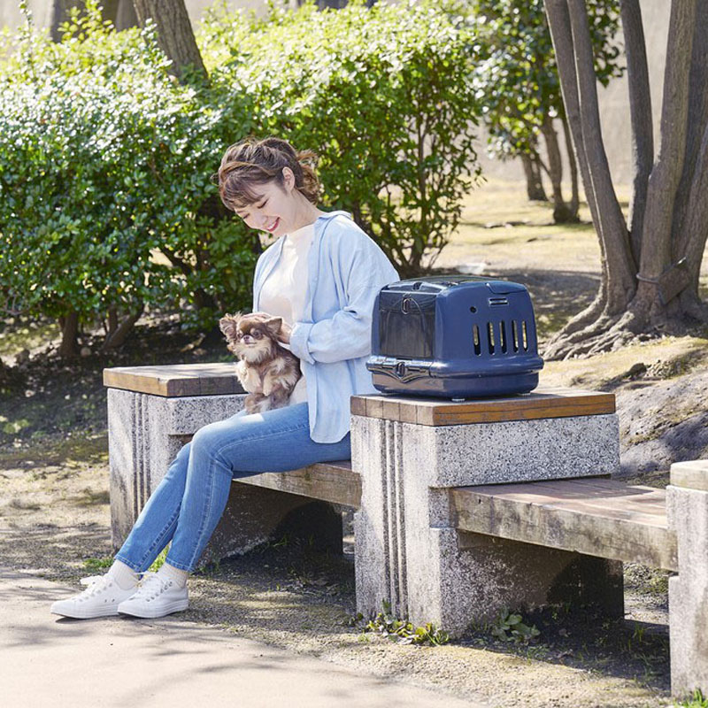 ペットハウス&キャリー ネイビー