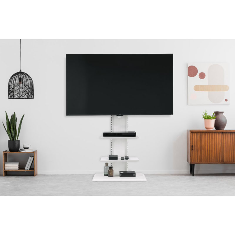 スタンドテレビ台 70×39.1×138.2cm UTS-700R-OW オフホワイト