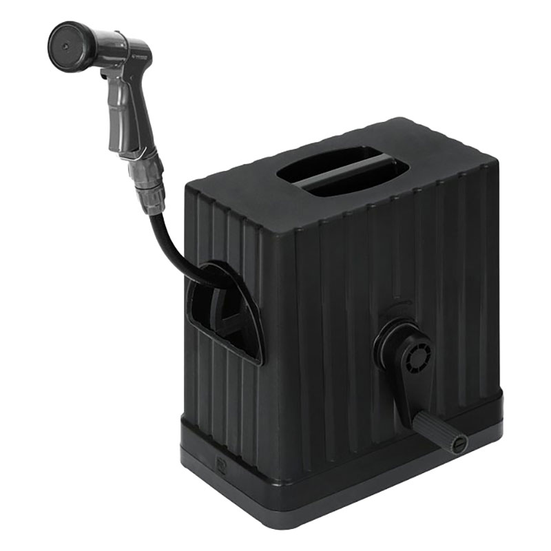 フルカバーホースリールEX 20ｍ ダークグレー/ブラック