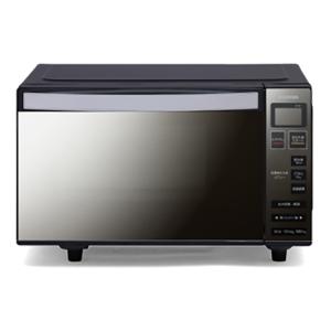 電子レンジ フラットテーブル ミラーガラス 18L  IMB-FM1805-B ブラック