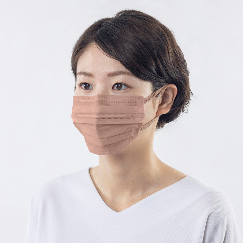 美フィットマスク ふつう 7枚 ピンクベージュ