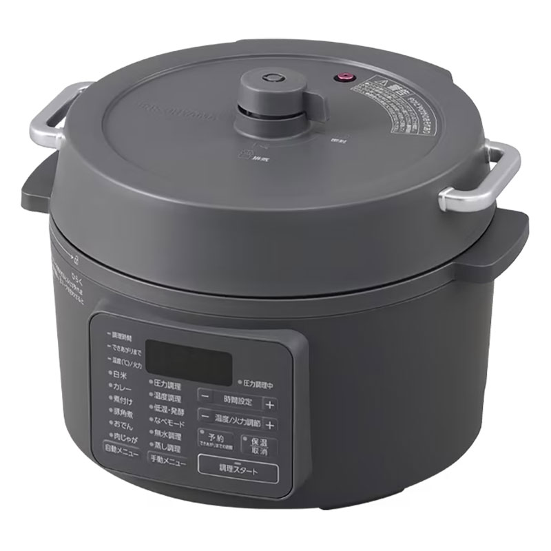 電気圧力鍋 3L PC-MB3-H ミドルグレー