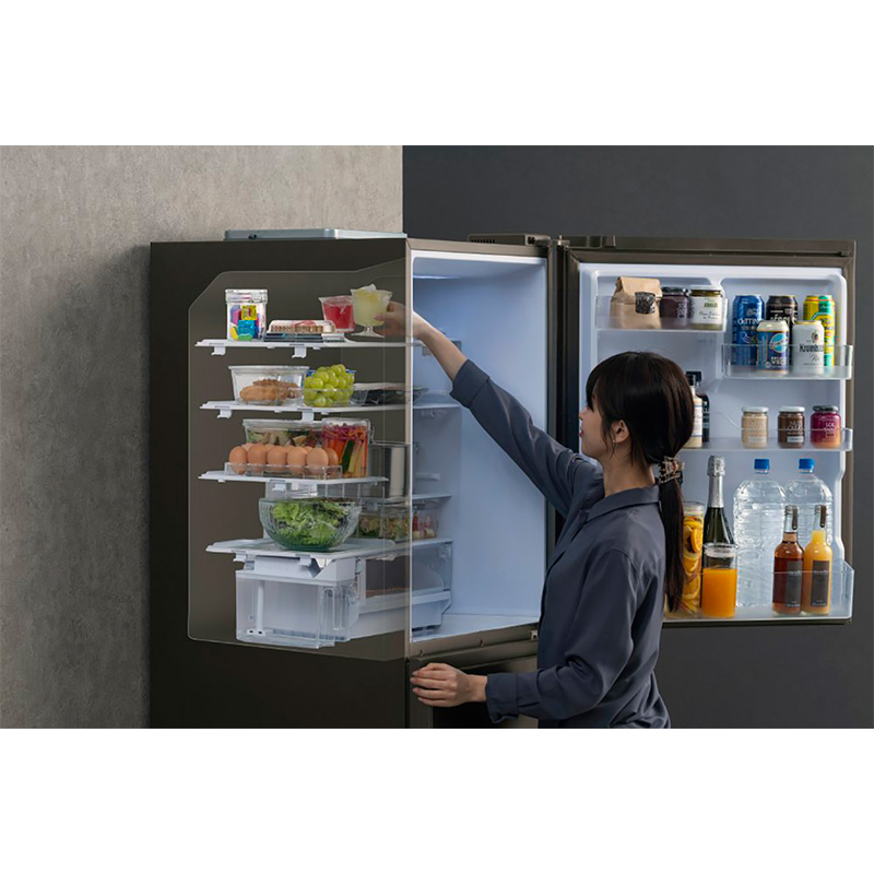 【お取り寄せ商品】428L 冷凍冷蔵庫 IRSN-SX43A-H ノーブルグレー