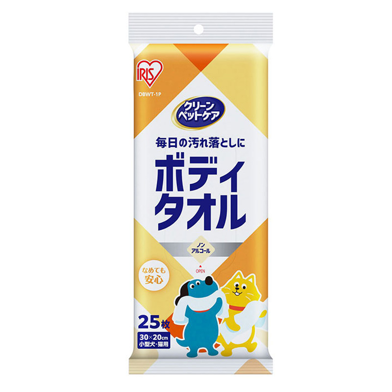 ペット用ボディタオル1P 25枚