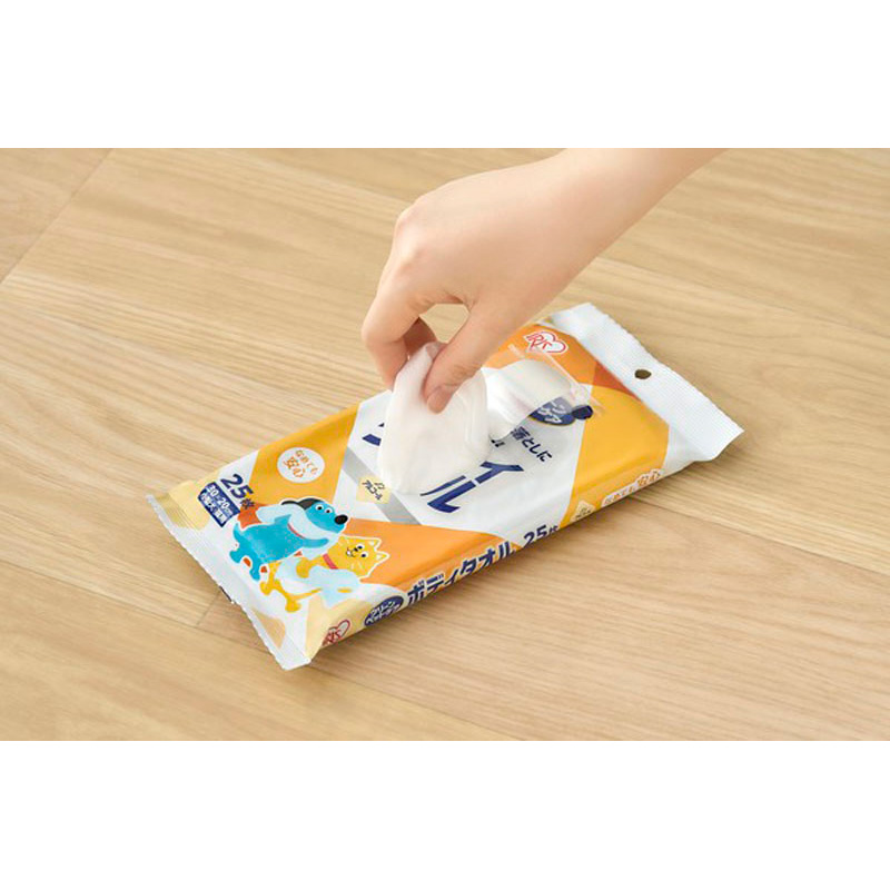 ペット用ボディタオル1P 25枚