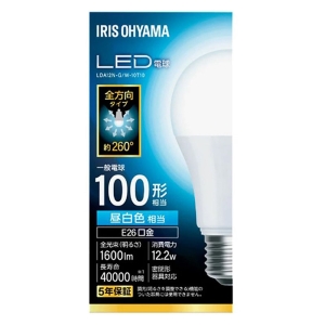 LED電球 E26 100形相当 昼白色 LDA12N-G｜W-10T10