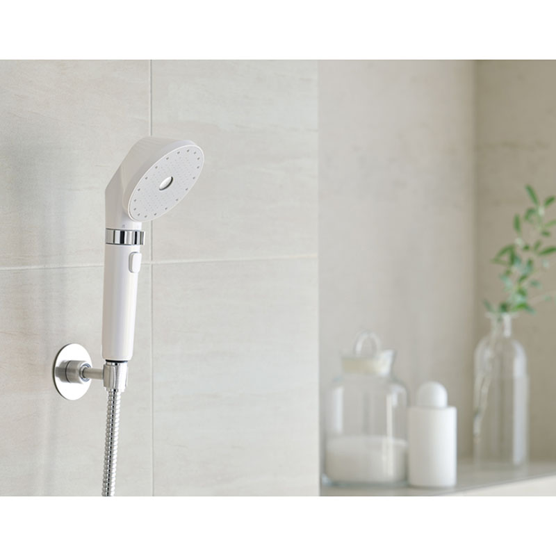 ウルトラファインバブル クレンジングシャワーヘッド SH-M01-W シェルホワイト