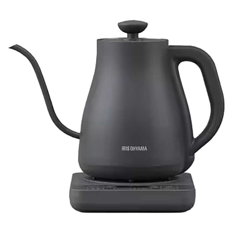 【お取り寄せ商品】電気ケトル 0.8L IKE-C800T-H チャコール