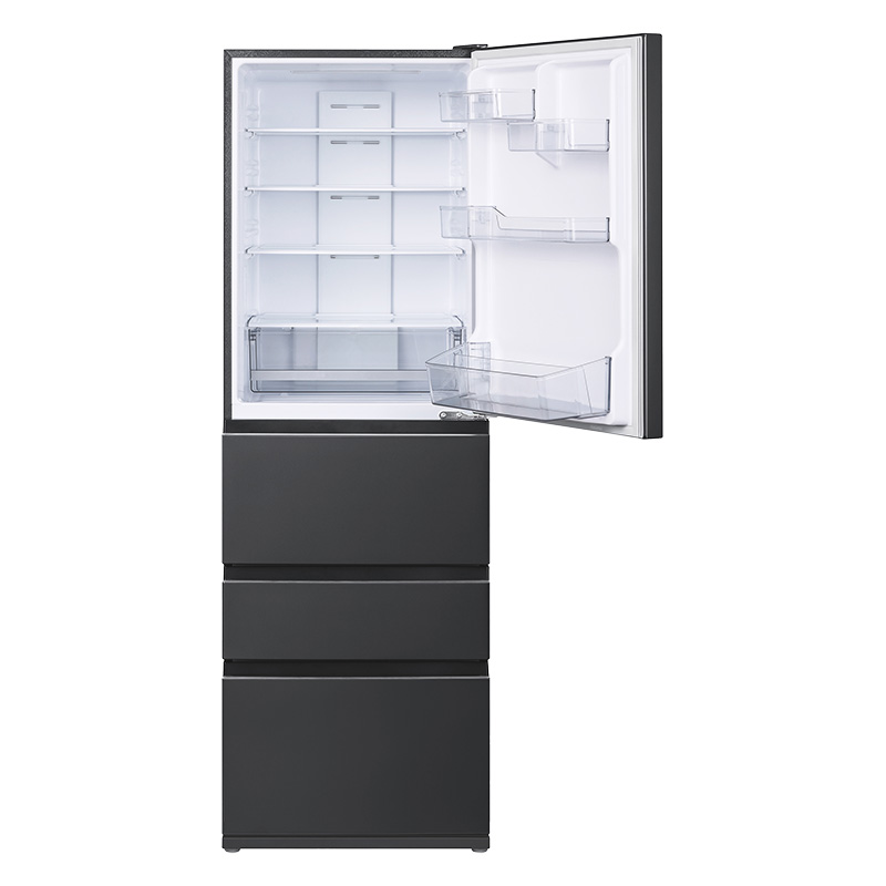 【お取り寄せ商品】371L 4ドア冷蔵庫 IRSN-37A-B ブラック