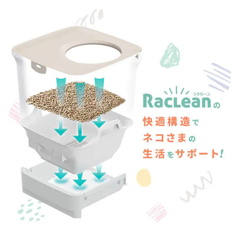システムトイレ用猫砂 消臭サンド 鉱物 大 ホワイトソープの香り 6L S-SKL6S