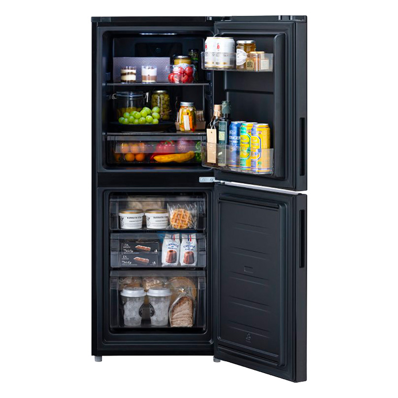 【お取り寄せ商品】153L 冷凍冷蔵庫 IRSN-BLK15A ブラック