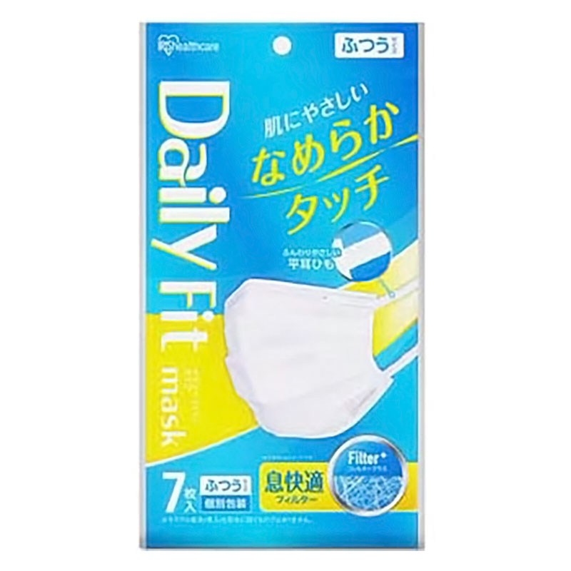 デイリーフィットマスク なめらかタッチ ふつう 7枚入