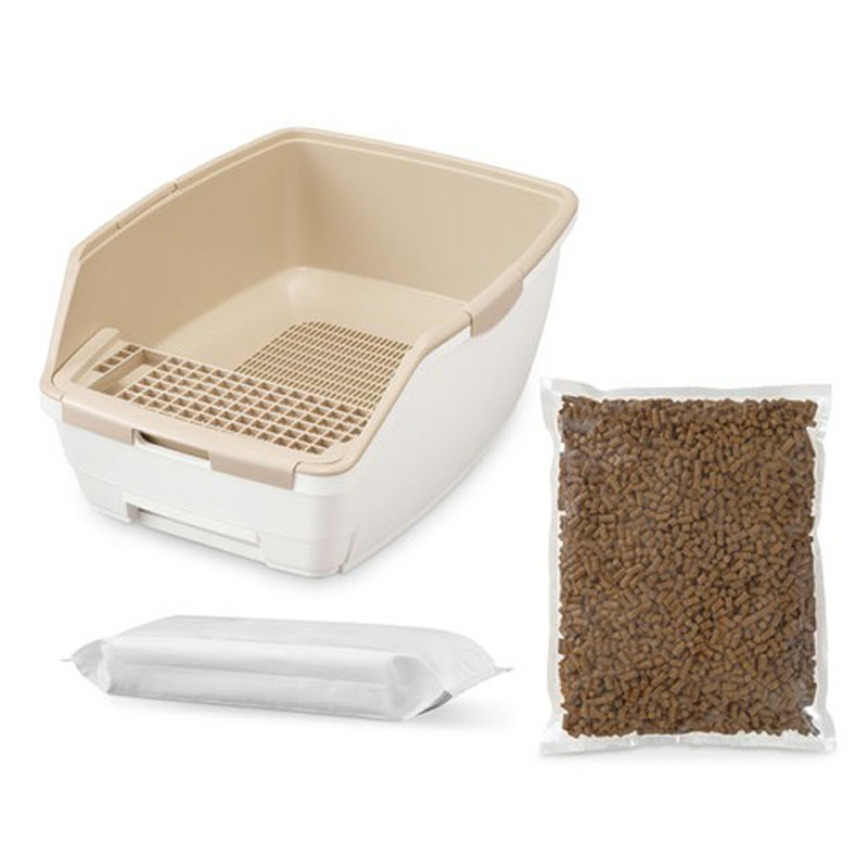 ラクリーン 消臭システムスターターセット トイレ オープンタイプ ホワイト｜ベージュ