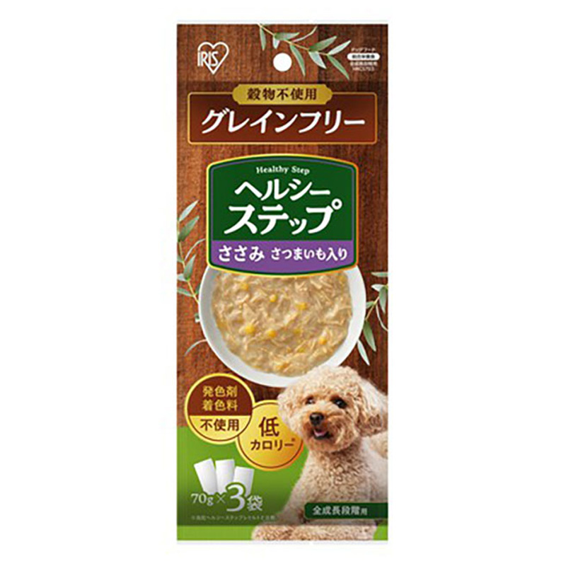 ヘルシーステップ ささみ さつまいも入り 70g×3パック