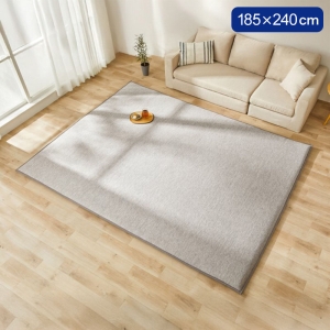 ラ・クッションラグ 接触冷感極厚タイプ  185×240cm グレージュ