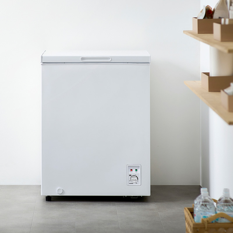 【お取り寄せ商品】142L 上開き冷凍庫 ICSD-14B-W ホワイト