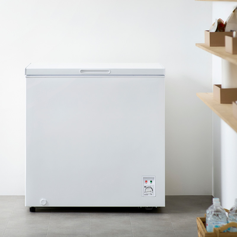 【お取り寄せ商品】199L 上開き冷凍庫 ICSD-20B-W ホワイト