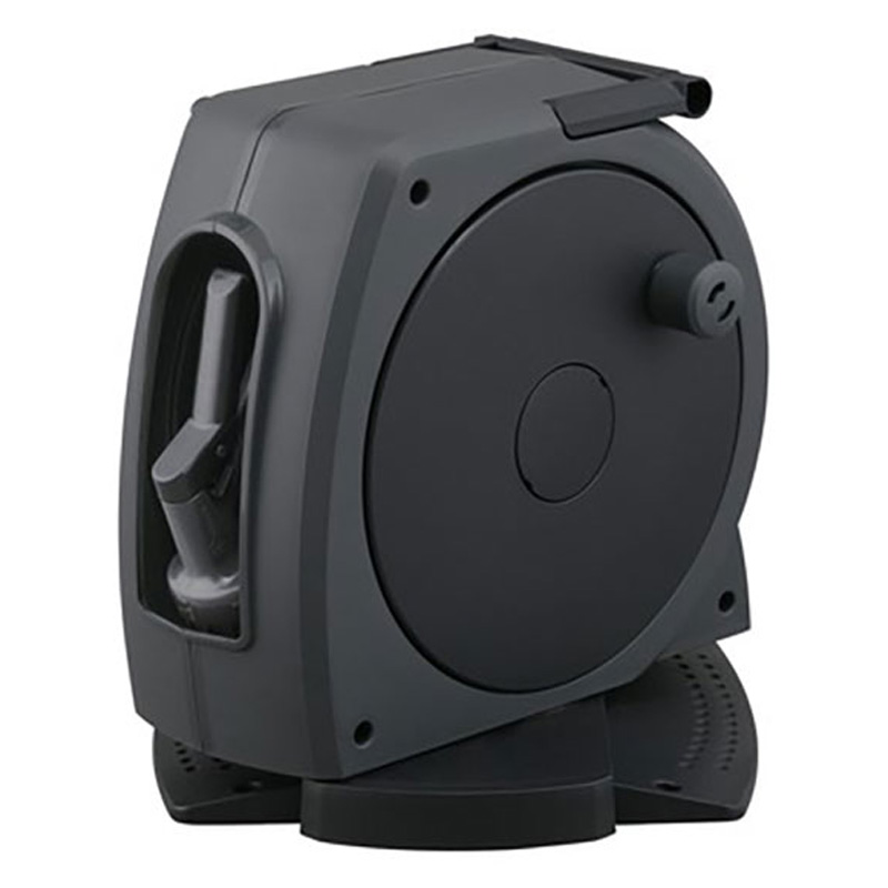 フルカバーホースリールJET 15M FHJ-15 ダークグレー｜ブラック