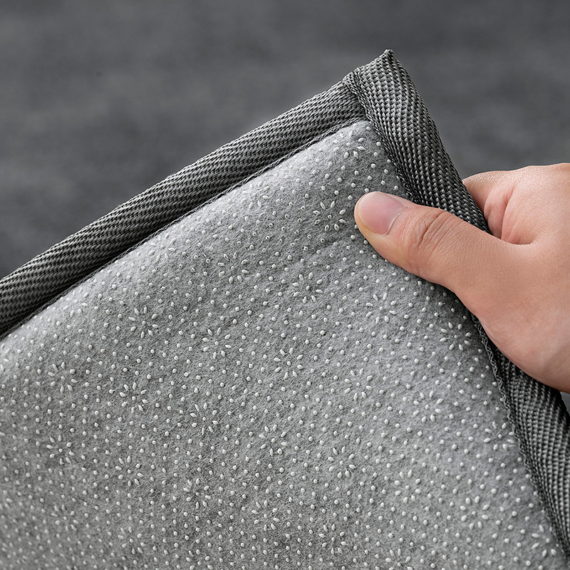 ラ・クッションラグ 3畳(185×240cm)厚さ3cm グレー