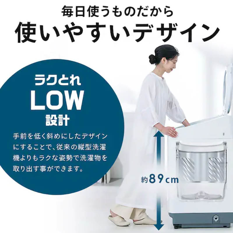 【お取り寄せ商品】10kg インバーター全自動洗濯機 OSH 4連タンク TCW-100A02-W ホワイト