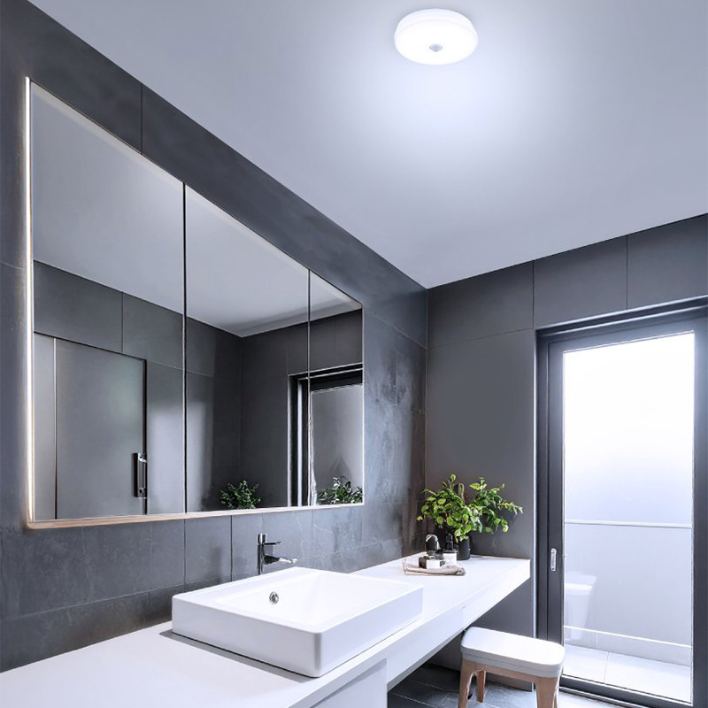 小型シーリングライト 薄形 1200lm 昼光色 人感センサー付 SCL12D-MS-U2