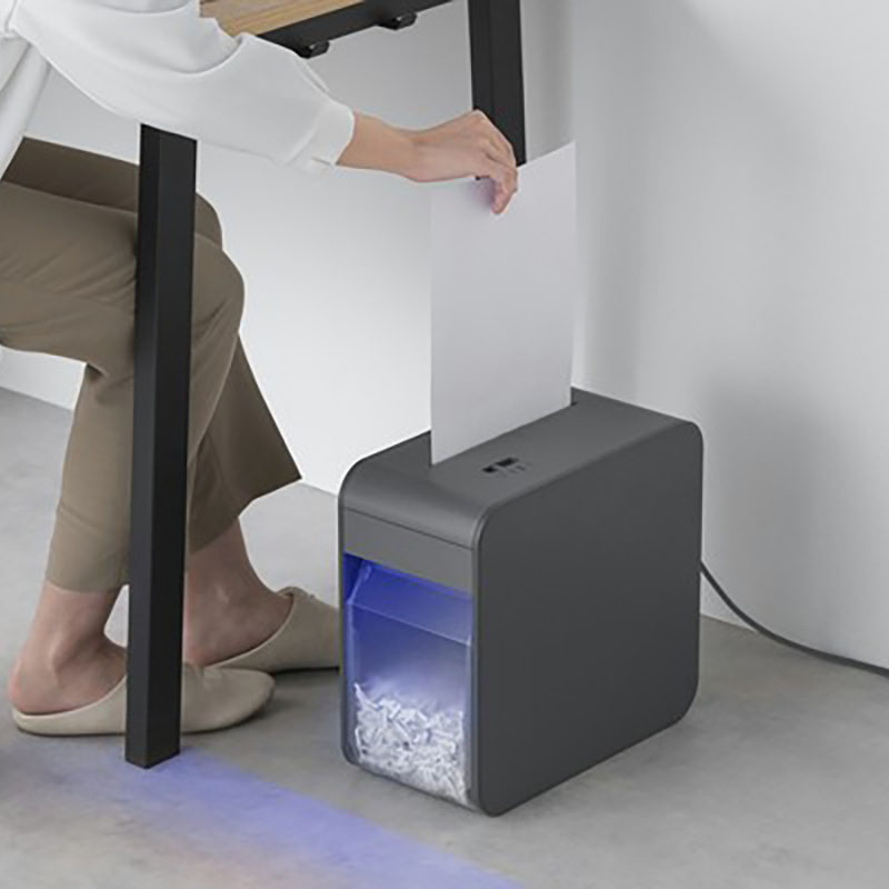 パーソナルシュレッダー クロスカット グレー