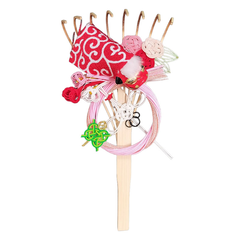 水引モダン熊手 獅子頭 MKD-102