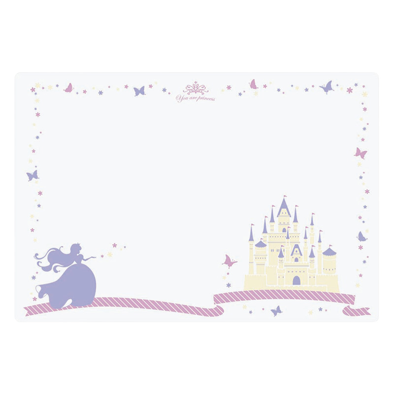 プリント学習デスクマット プリンセス 65×45cm