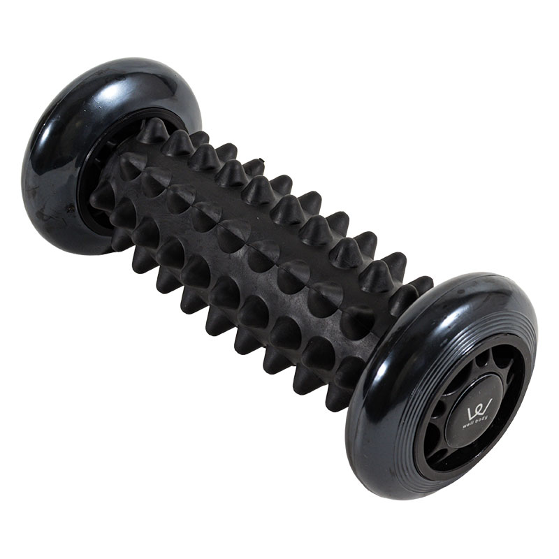 足裏ほぐしローラー ハード ブラック