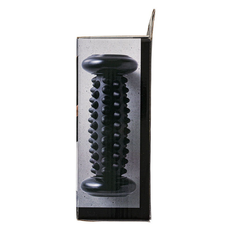 足裏ほぐしローラー ハード ブラック