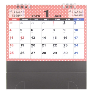 卓上カレンダー 2026年 シンプル