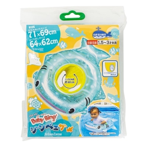ベビーうきわ ジンベエザメ 1.5～3才未満用 71×69cm